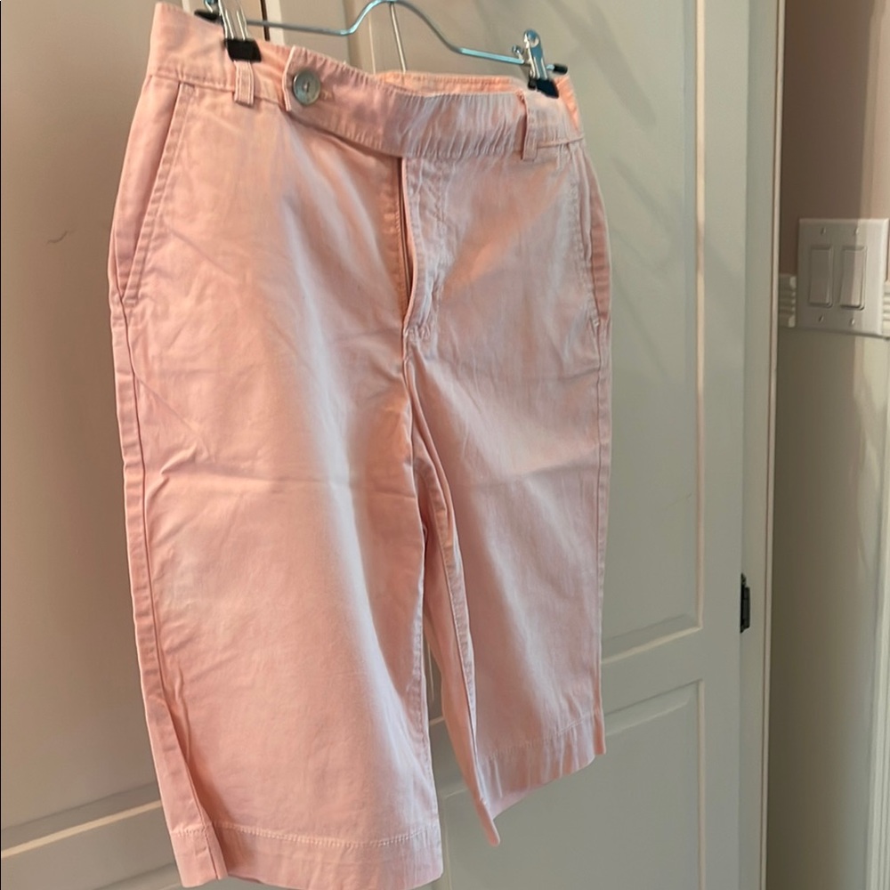 Bandolino Pink Bermuda Shorts Relaxed Fit Lightweight